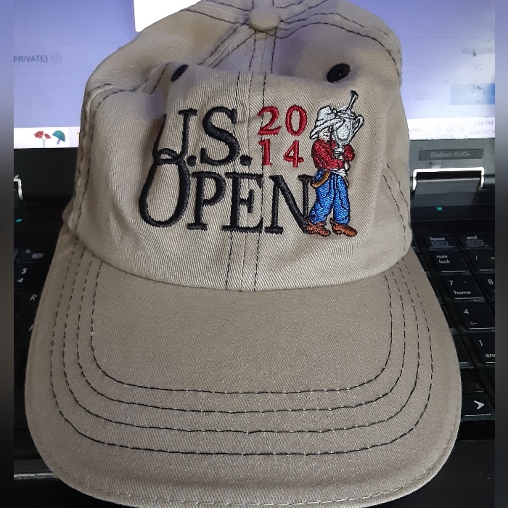 US Open 2014 Pinehurst Adjustable Brown/khaki Hats Cap